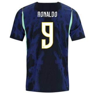 Brasilien VM 2026 Bortatröja Ronaldo Nazário 9 Herr Fotbollströja