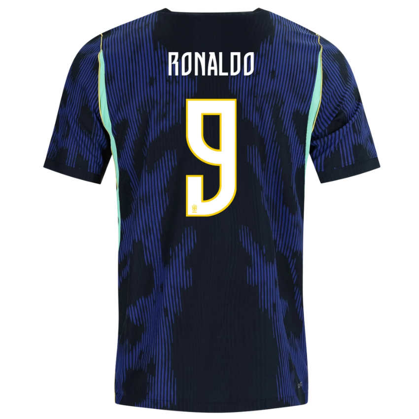 Brasilien VM 2026 Bortatröja Ronaldo Nazário 9 Herr Fotbollströja