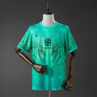 Brasilien VM 2026 Målvaktströja Grön Herr Fotbollströja