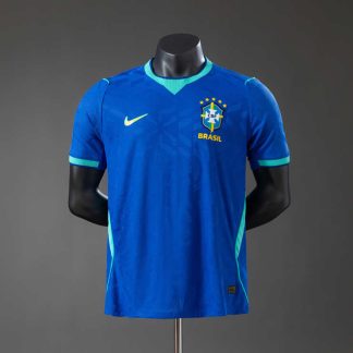 Brasilien VM 2026 Special Edition Spelarversion Blå Tröja Herr Fotbollströja