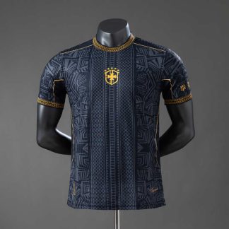 Brasilien VM 2026 Special Edition Spelarversion Svart Tröja Herr Fotbollströja