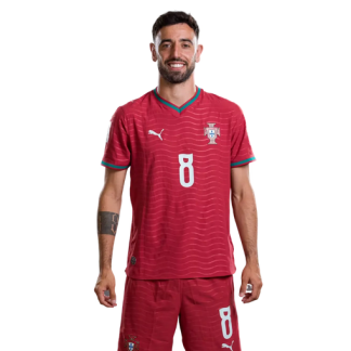 Bruno Fernandes 8 Portugal Landslag VM 2026 Hemmaställ Herr