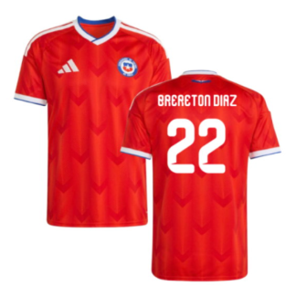Chile Hemmatröja VM 2026 Ben Brereton Díaz 22 Herr Fotbollströja 2026-2027