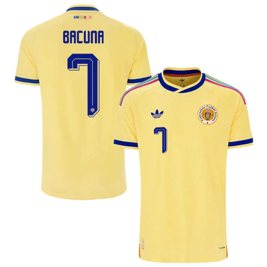 Curaçao VM 2026 Bortatröja Juninho Bacuna 7 Fotbollströja Herr