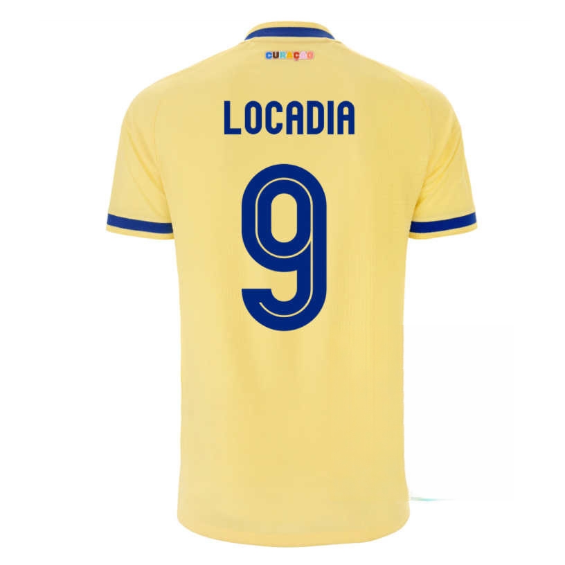 Curaçao VM 2026 Bortatröja Jürgen Locadia 9 Fotbollströja Herr