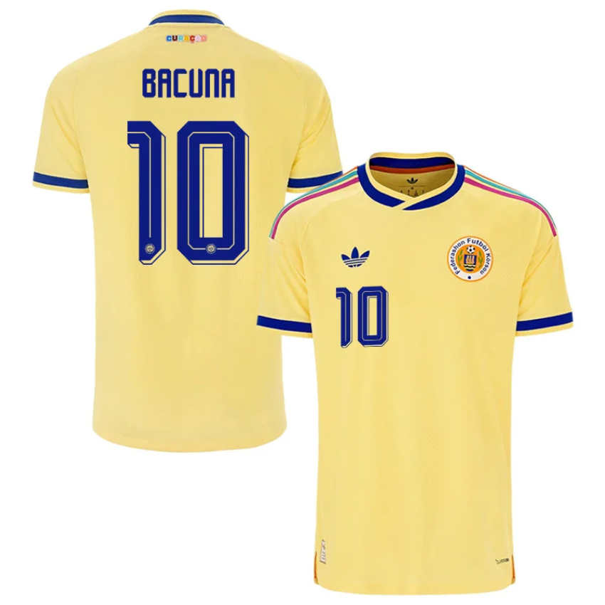 Curaçao VM 2026 Bortatröja Leandro Bacuna 10 Fotbollströja Herr