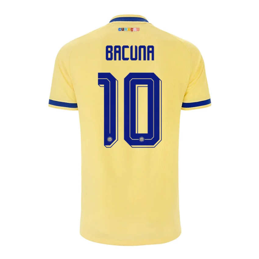 Curaçao VM 2026 Bortatröja Leandro Bacuna 10 Fotbollströja Herr