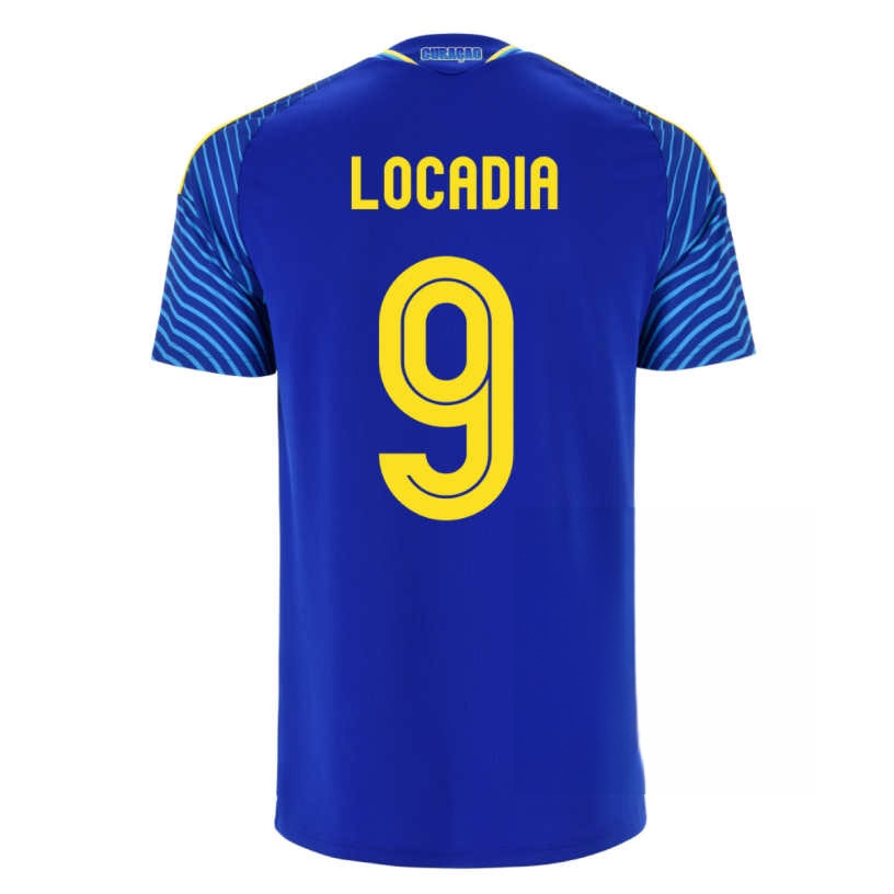 Curaçao VM 2026 Hemmatröja Jürgen Locadia 9 Fotbollströja Herr