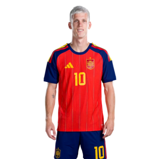 Dani Olmo 10 Spanien VM 2026 Hemmatröja Fotbollströja Set Herr