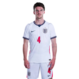 Declan Rice 4 England VM 2026 Hemmaställ Herr Fotbollströja med Shorts