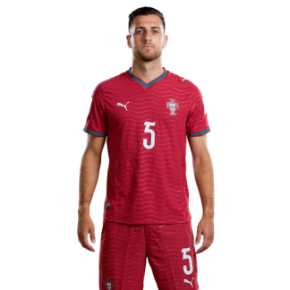 Diogo Dalot 5 Portugal Landslag VM 2026 Hemmaställ Herr