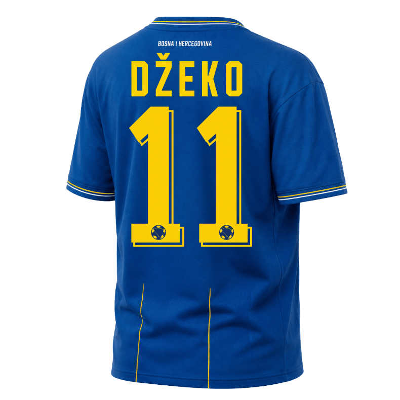 Edin Džeko 11 Bosnien och Hercegovina VM 2026 Hemmatröja Herr Fotbollströja 2026/27