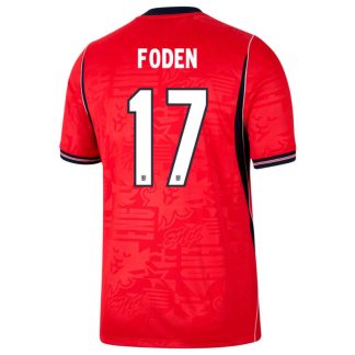 England Bortatröja VM 2026 Phil Foden 17 Herr Fotbollströja