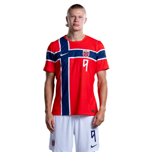 Erling Haaland 9 Norge VM 2026 Hemmaställ Herr Fotbollströja med Shorts