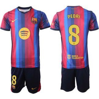 FC Barcelona Hemmaställ 2026/27 Pedri 8 Herr Tröja och Shorts