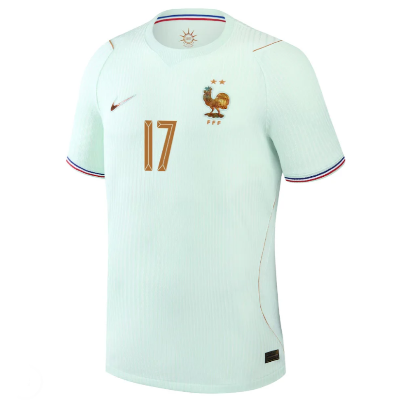 Frankrike Bortatröja VM 2026 William Saliba 17 Herr Fotbollströja
