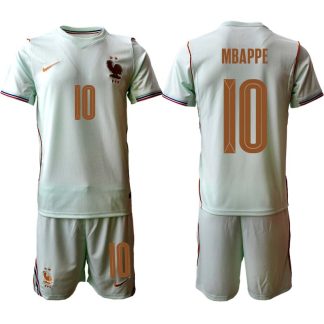 Frankrike VM 2026 Bortaställ Herr Kylian Mbappé 10 Fotbollströja med Shorts