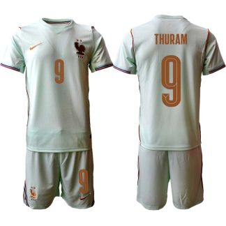 Frankrike VM 2026 Bortaställ Herr Marcus Thuram 9 Fotbollströja med Shorts