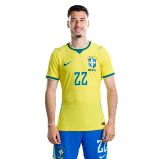 Gabriel Martinelli 22 Brasilien VM 2026 Hemmaställ Herr