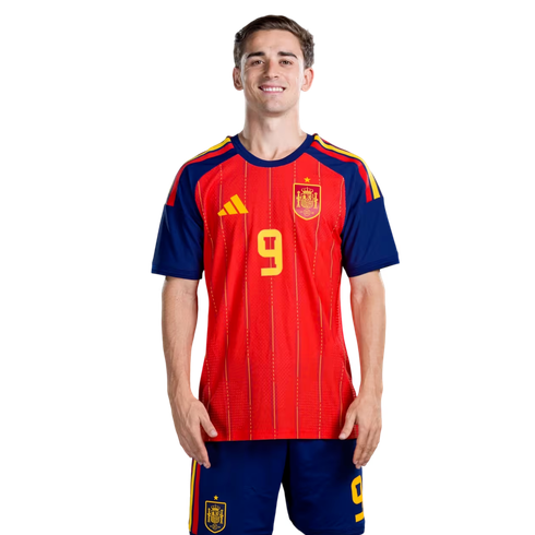 Gavi 9 Spanien VM 2026 Hemmatröja Fotbollströja Set Herr