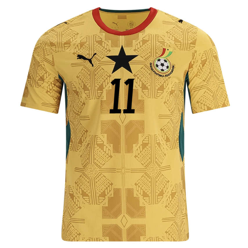 Ghana Bortatröja VM 2026 Antoine Semenyo 11 Herr Fotbollströja