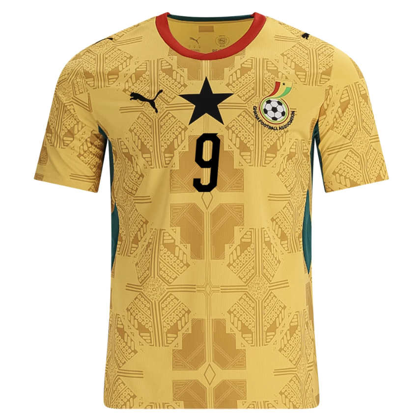 Ghana Bortatröja VM 2026 Jordan Ayew 9 Herr Fotbollströja