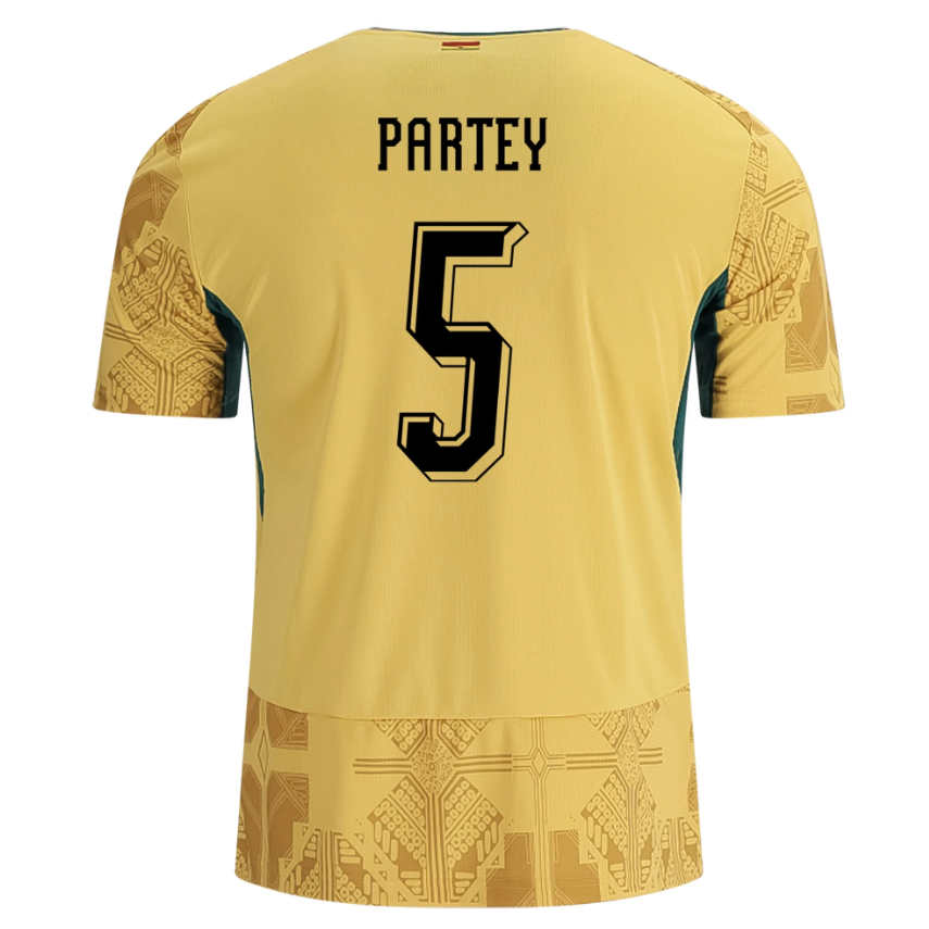 Ghana Bortatröja VM 2026 Thomas Partey 5 Herr Fotbollströja
