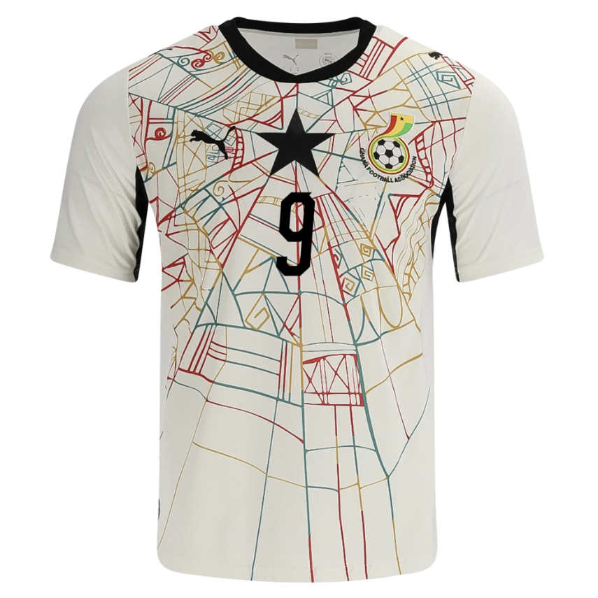 Ghana Hemmatröja VM 2026 Jordan Ayew 9 Herr Fotbollströja