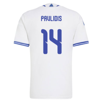 Grekland Hemmatröja VM 2026 Vangelis Pavlidis 14 Herr Fotbollströja