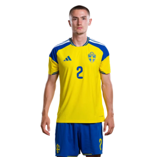 Gustaf Lagerbielke 2 – Sverige VM 2026 Hemmaställ Fotbollströja Herr