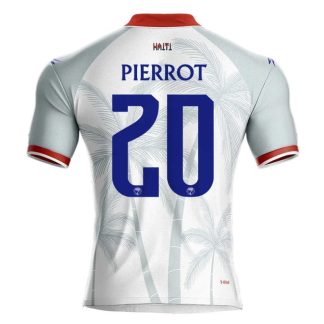 Haiti VM 2026 Bortatröja Frantzdy Pierrot 20 Fotbollströja Herr