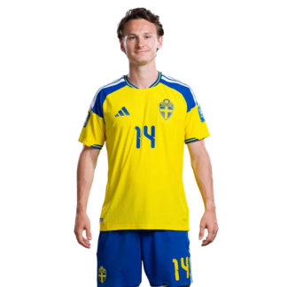 Hjalmar Ekdal 14 – Sverige VM 2026 Hemmaställ Fotbollströja Herr