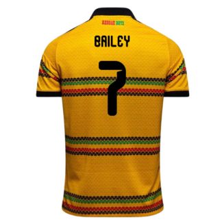 Jamaica Hemmatröja VM 2026 Leon Bailey 7 Herr Fotbollströja