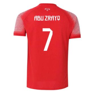 Jordan Landslag Bortatröja VM 2026 Mohammad Abu Zrayq 7 Herr Fotbollströja