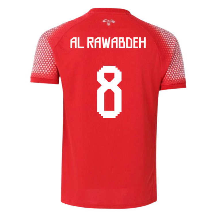 Jordan Landslag Bortatröja VM 2026 Noor Al-Rawabdeh 8 Herr Fotbollströja