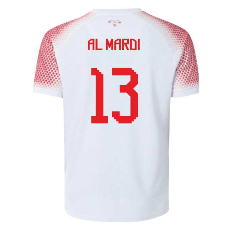 Jordan Landslag Hemmatröja VM 2026 Mahmoud Al-Mardi 13 Herr Fotbollströja