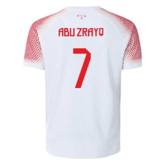 Jordan Landslag Hemmatröja VM 2026 Mohammad Abu Zrayq 7 Herr Fotbollströja
