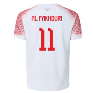 Jordan Landslag Hemmatröja VM 2026 Odeh Al-Fakhouri 11 Herr Fotbollströja