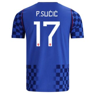 Kroatien Bortatröja VM 2026 Petar Sučić 17 Herr Fotbollströja