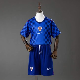Kroatien VM 2026 Bortaställ Barn Fotbollsset Tröja och Shorts