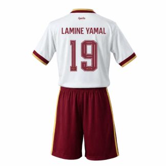 Lamine Yamal 19 Spanien Landslag VM 2026 Bortaställ Barn Fotbollströja