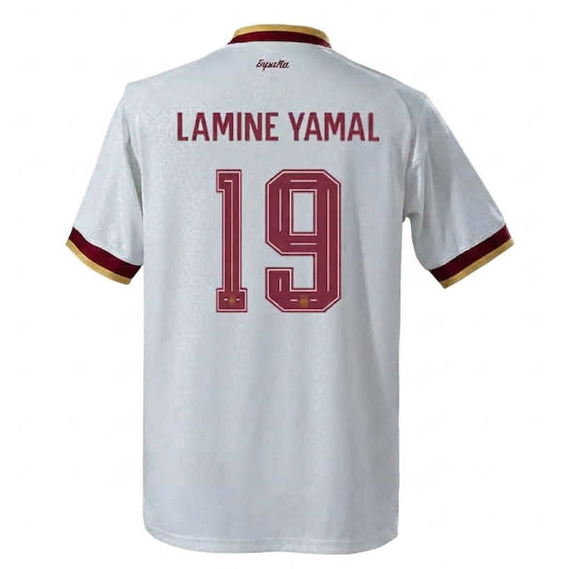 Lamine Yamal 19 Spanien landslag VM 2026 bortatröja fotbollströja herr