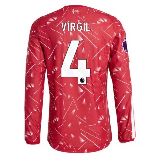 Liverpool Hemmatröja 2026/27 Virgil van Dijk 4 Herr Långärmad Fotbollströja