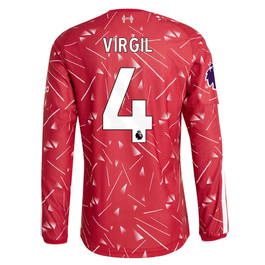 Liverpool Hemmatröja 2026/27 Virgil van Dijk 4 Herr Långärmad Fotbollströja