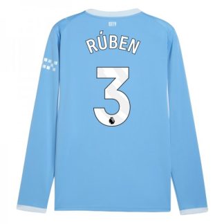 Manchester City Hemmatröja 2026/27 Rúben Dias 3 Herr Långärmad Fotbollströja