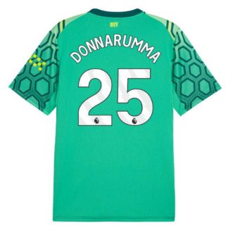 Manchester City Målvaktströja 2026/27 Gianluigi Donnarumma 25 Grön Kortärmad Fotbollströja Herr