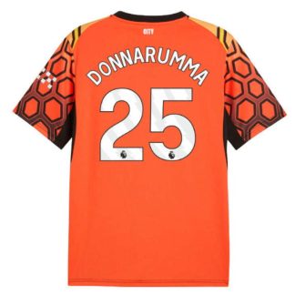 Manchester City Målvaktströja 2026/27 Gianluigi Donnarumma 25 Orange Kortärmad Fotbollströja Herr