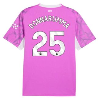 Manchester City Målvaktströja 2026/27 Gianluigi Donnarumma 25 Rosa Kortärmad Fotbollströja Herr