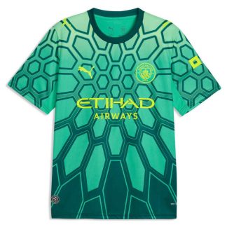Manchester City Målvaktströja 2026/27 Grön Herr Kortärmad Fotbollströja
