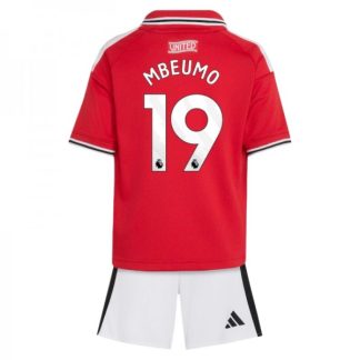 Manchester United Hemmaställ 2026/27 Barn Bryan Mbeumo 19 Fotbollsset Tröja och Shorts